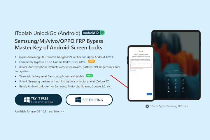 How to Easily Bypass Samsung FRP with UnlockGo