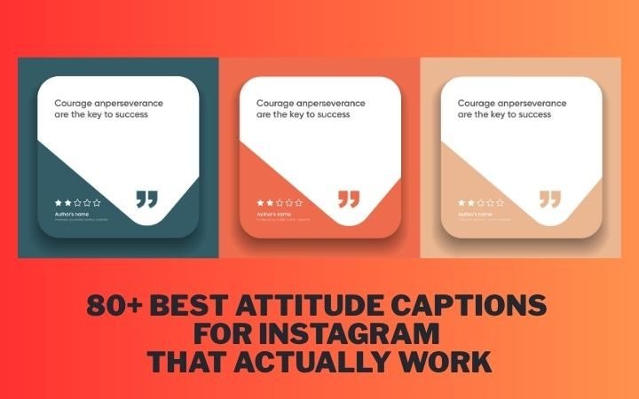 Some Amazing Attitude Captions for Instagram