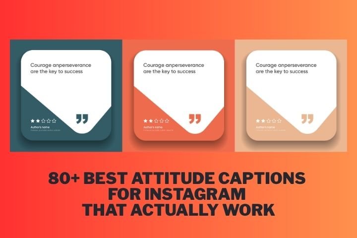 Some Amazing Attitude Captions for Instagram